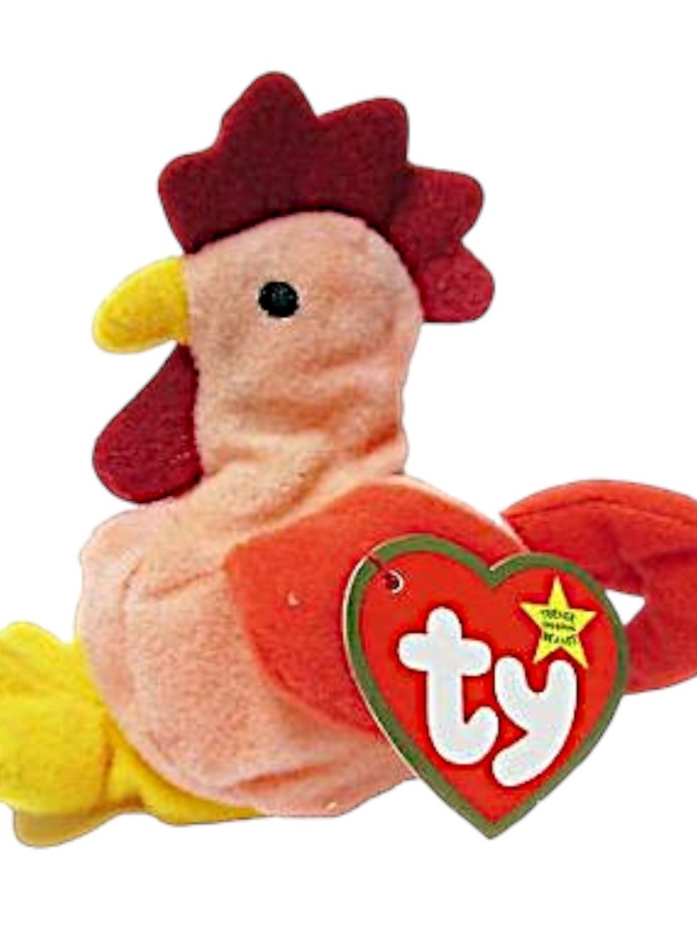 TY Beanie Baby Strut The Rooster McDonalds Teenie Beanie Baby 1997 New
